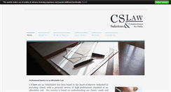 Desktop Screenshot of cslawuk.com